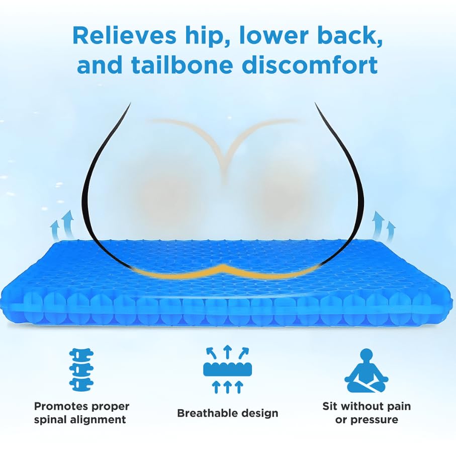 SWZEC Kizu Cushion (Official Retailer) 2026 - Honeycomb Gel seat Cushion