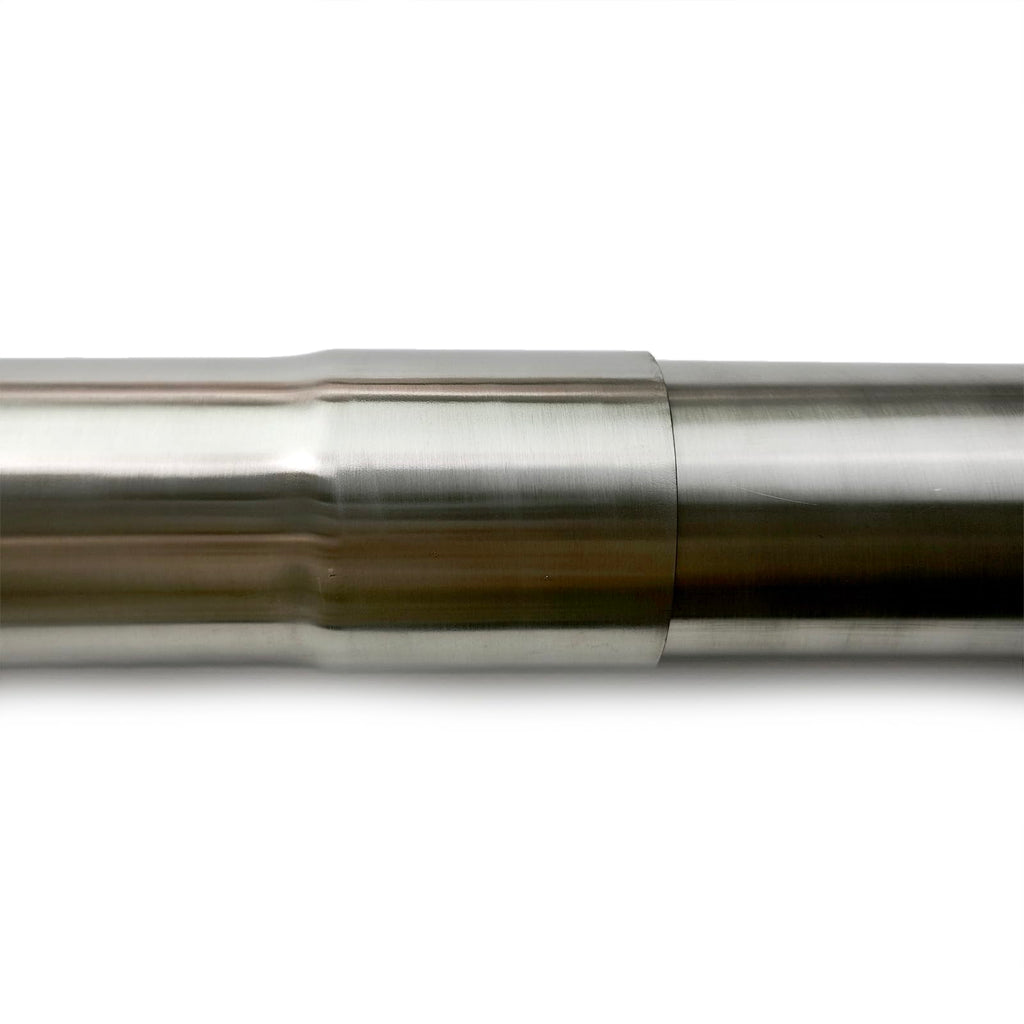 2.5" ID to 2.5" ID Tailpipe Extension, 17.3" Stainless Steel 304 Exhaust Pipe