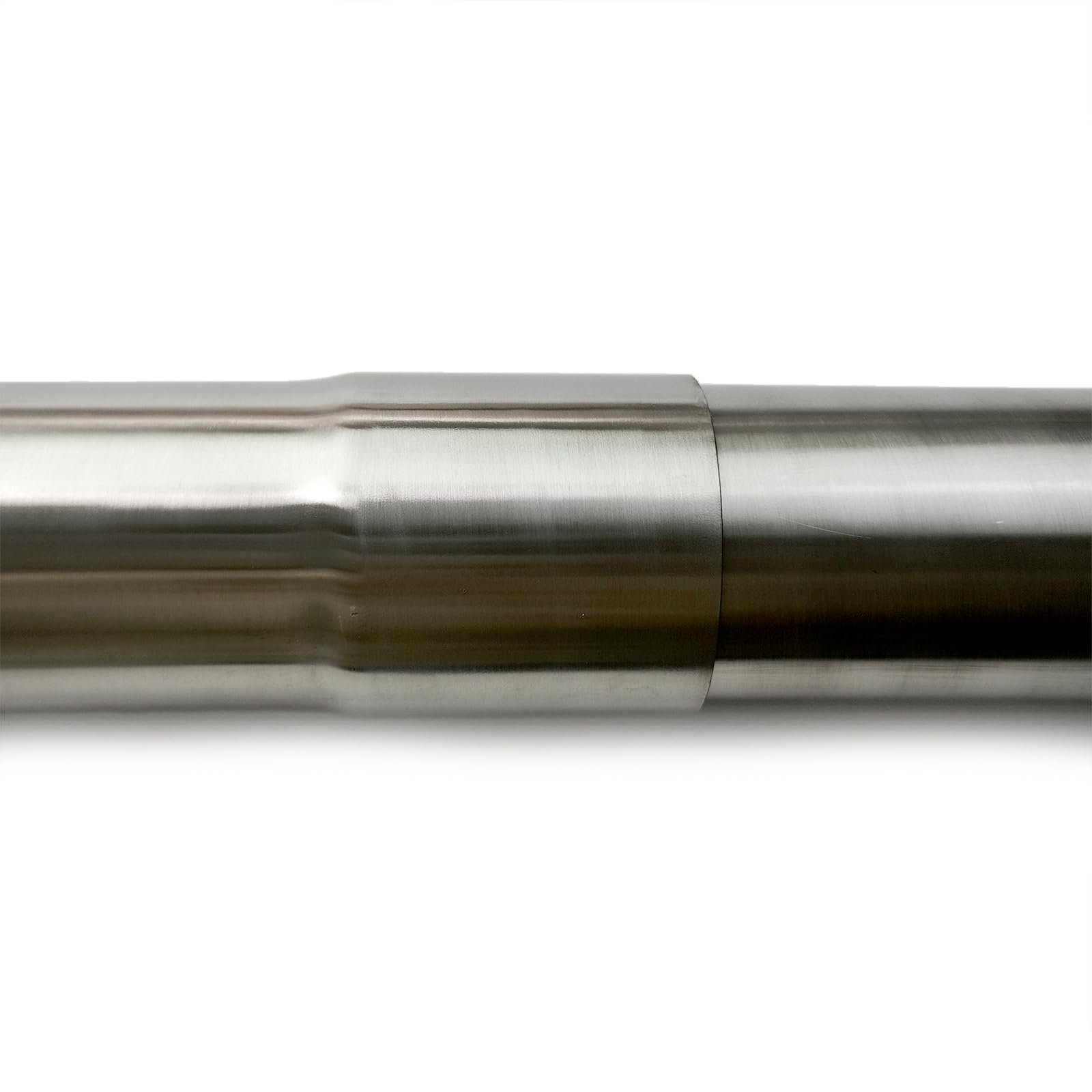 2.5" ID to 2.5" ID Tailpipe Extension, 17.3" Stainless Steel 304 Exhaust Pipe