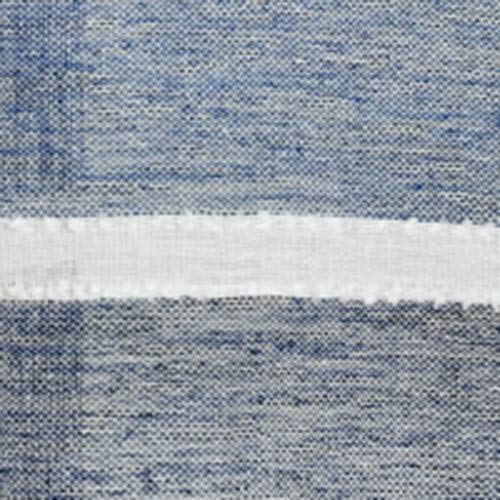 Lush Decor Navy Textured Striped Sheer Curtain Panels 84x38 Pair