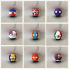 Country Ball Germany Plush Toy 3.7" Countryballs Stuffed Doll DE1