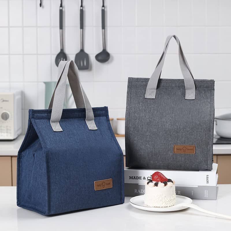 Insulated Lunch Bag Large Leakproof Reusable Cooler Box for Office Travel Unisex
