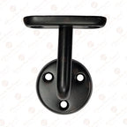 Adonai Hardware Izrahiah Medium Antique Wrought Iron Sturdy Handrail Brackets