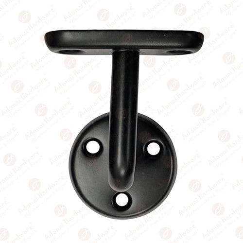 Adonai Hardware Izrahiah Medium Antique Wrought Iron Sturdy Handrail Brackets