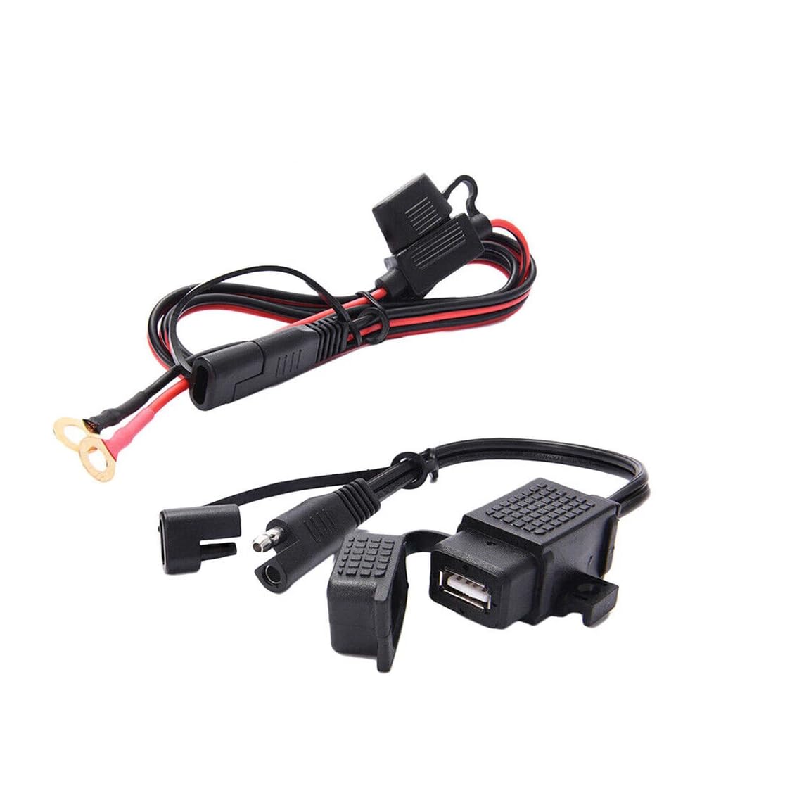 Motorcycle to for USB Cable 3.1A Waterproof Phone for USB Charger Socket Kit
