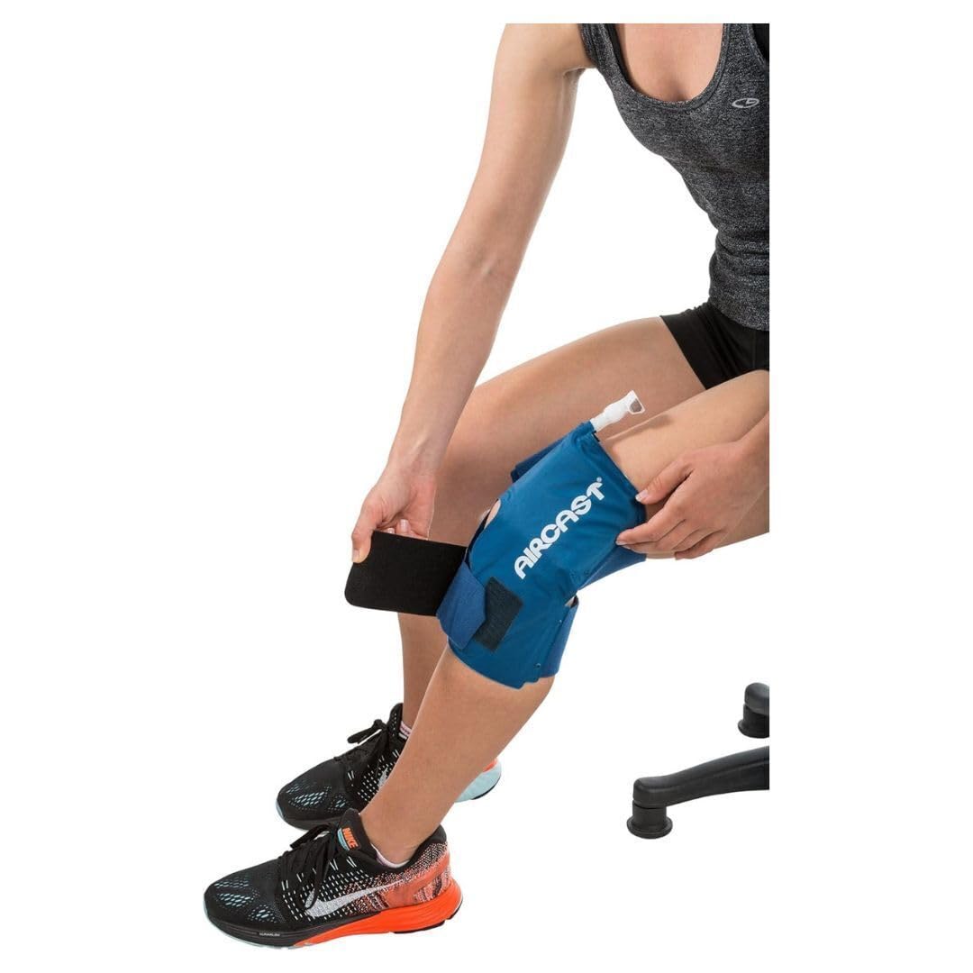 Aircast Cryo/Cuff Cold Therapy: Knee Cryo/Cuff with Non-Motorized (Gravity-Fed)
