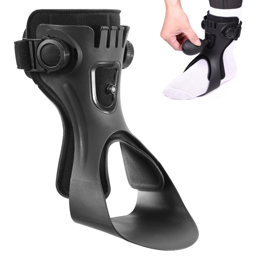 Malloraned AFO Foot Drop Brace,Medical Ankle Orthosis(Left Foot, Large)