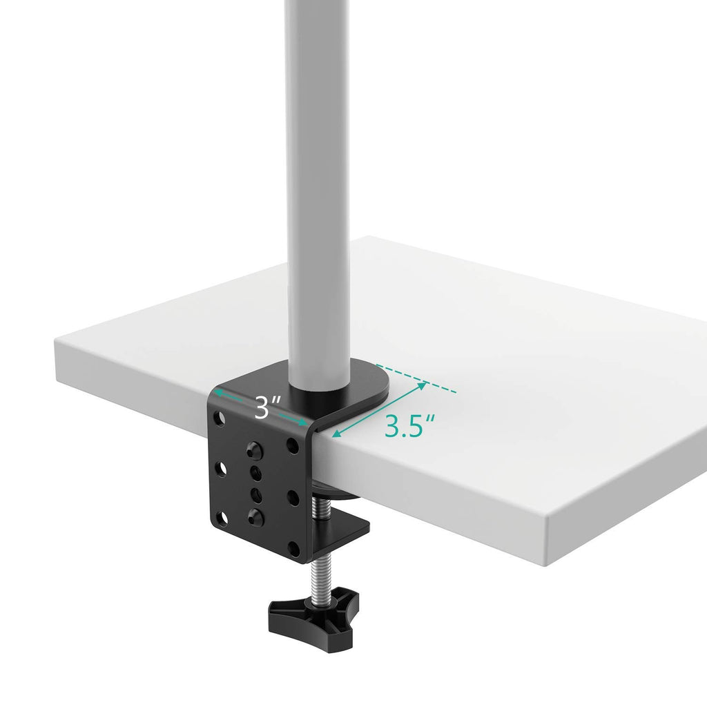 WALI C Clamp Base Stand Mounting Accessory, Desk c-clamp for WALI Monitor Mount