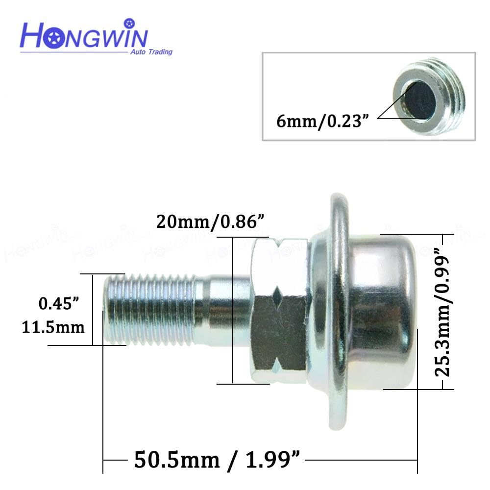 HWATPS F201-20-180 Fuel Injection Pressure Pulsation Damper For 98-03 Mazda 323