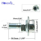 HWATPS F201-20-180 Fuel Injection Pressure Pulsation Damper For 98-03 Mazda 323
