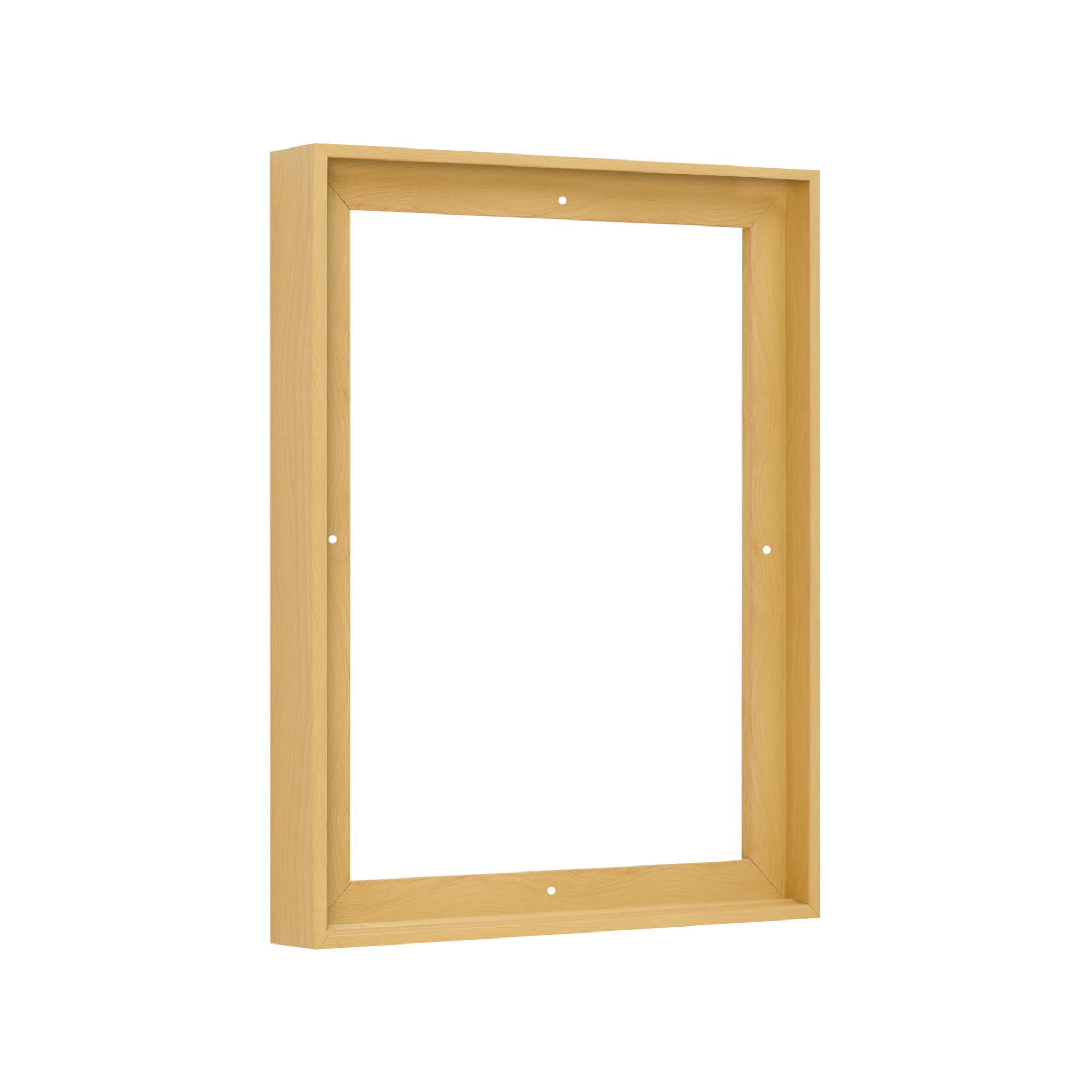 Pixy 30x40 Canvas Floater Frame Light Maple for 1.25" Deep Canvas Portrait