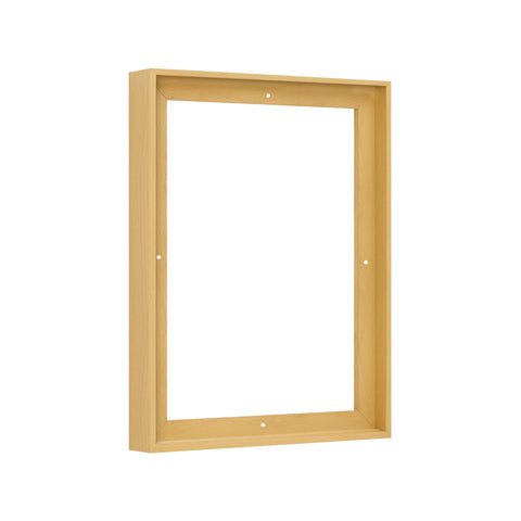 Pixy 30x40 Canvas Floater Frame Light Maple for 1.25" Deep Canvas Portrait