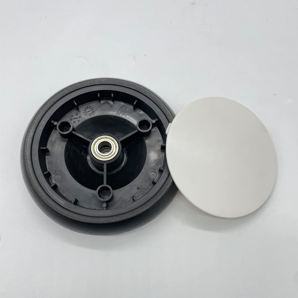 Stroller Replacement Rubber Wheels Front and Rear Wheel Stroller Accessory
