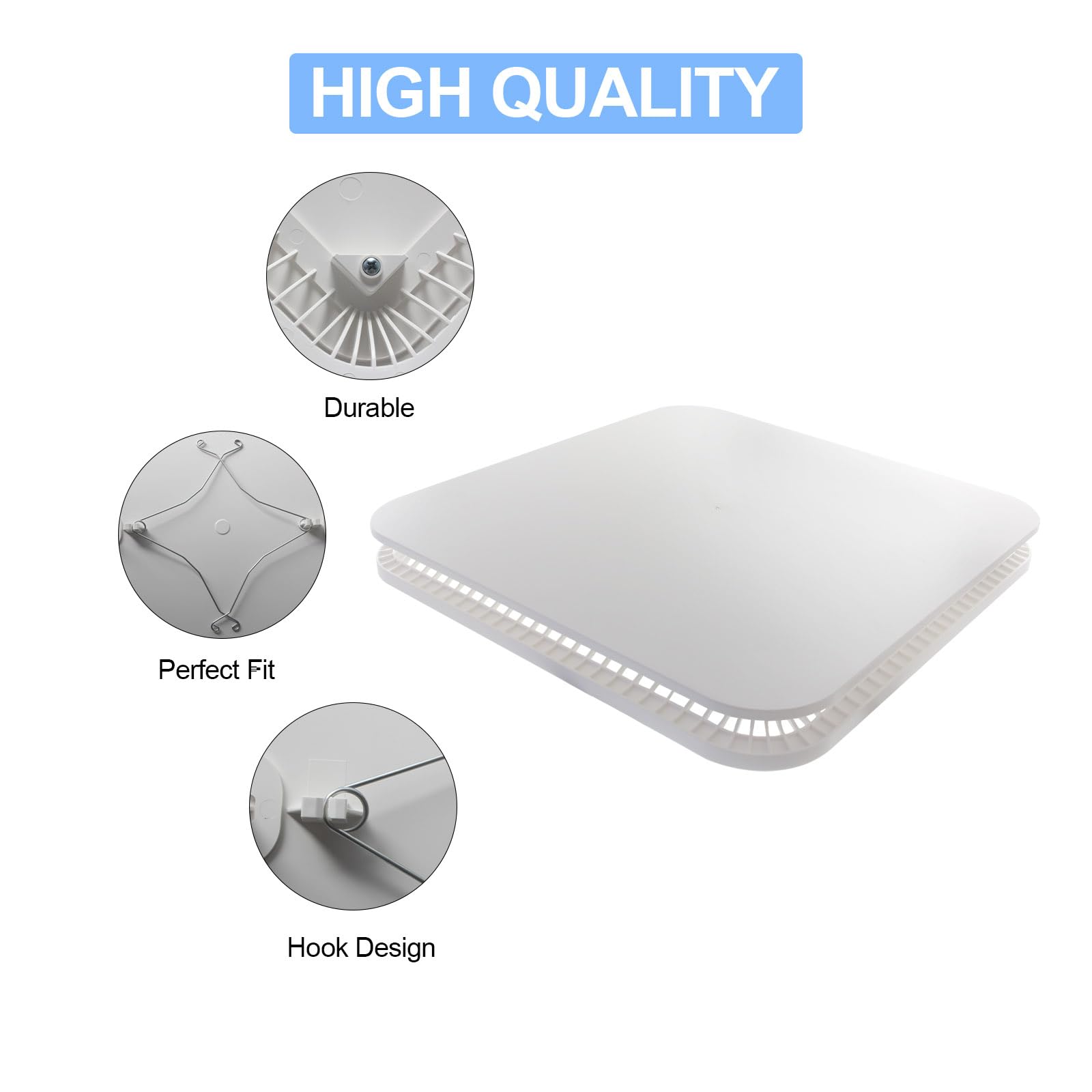 UYZO FG701S Universal Bathroom Exhaust Upgrade Grille Cover