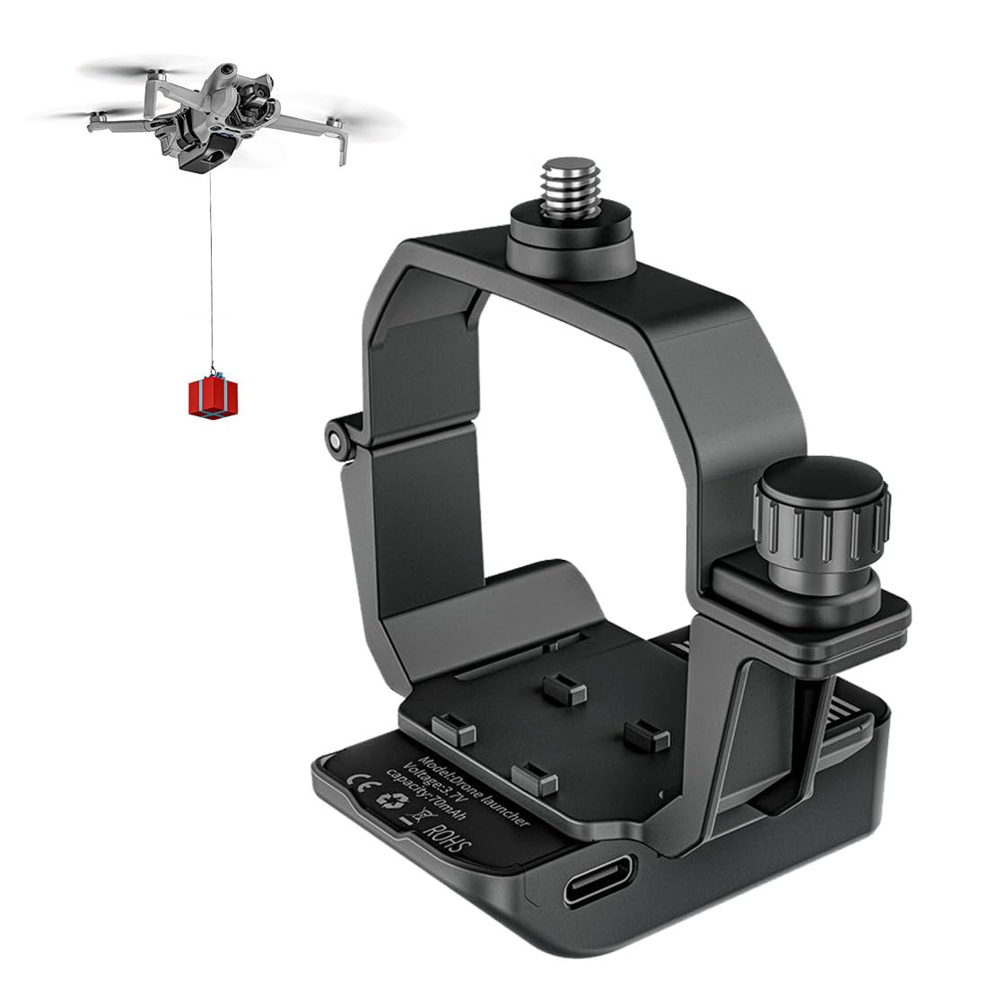 Mini 4 Pro Airdrop System, Quick Release Payload Delivery Transport Device