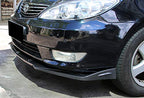 EPARTS Universal 3 Pieces Style Carbon Fiber Look ABS Front Bumper Lip Spoiler