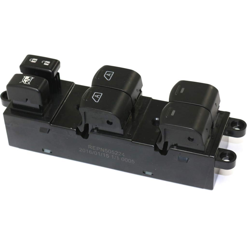 for Nissan Titan Window Switch 2004-2015 Driver Side | Front | Black