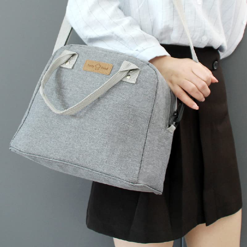 Insulated Lunch Bag Large Leakproof Reusable Cooler Box for Office Travel Unisex