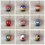 Country Ball Germany Plush Toy 3.7" Countryballs Stuffed Doll DE1