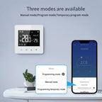 Yaregelun Tuya Wifi Thermostat Smart Home Battery Powered Temperature Controller