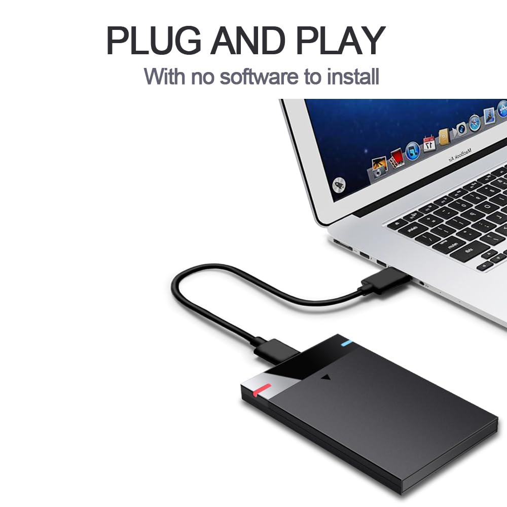 HWAYO 2.5'' 160GB Ultra Slim Portable External Hard Drive USB3.0 HDD Storage for
