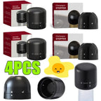 New 4/2/1PC Wine Stopper Reusable Bar Accessories Silicone Sealing Champagne