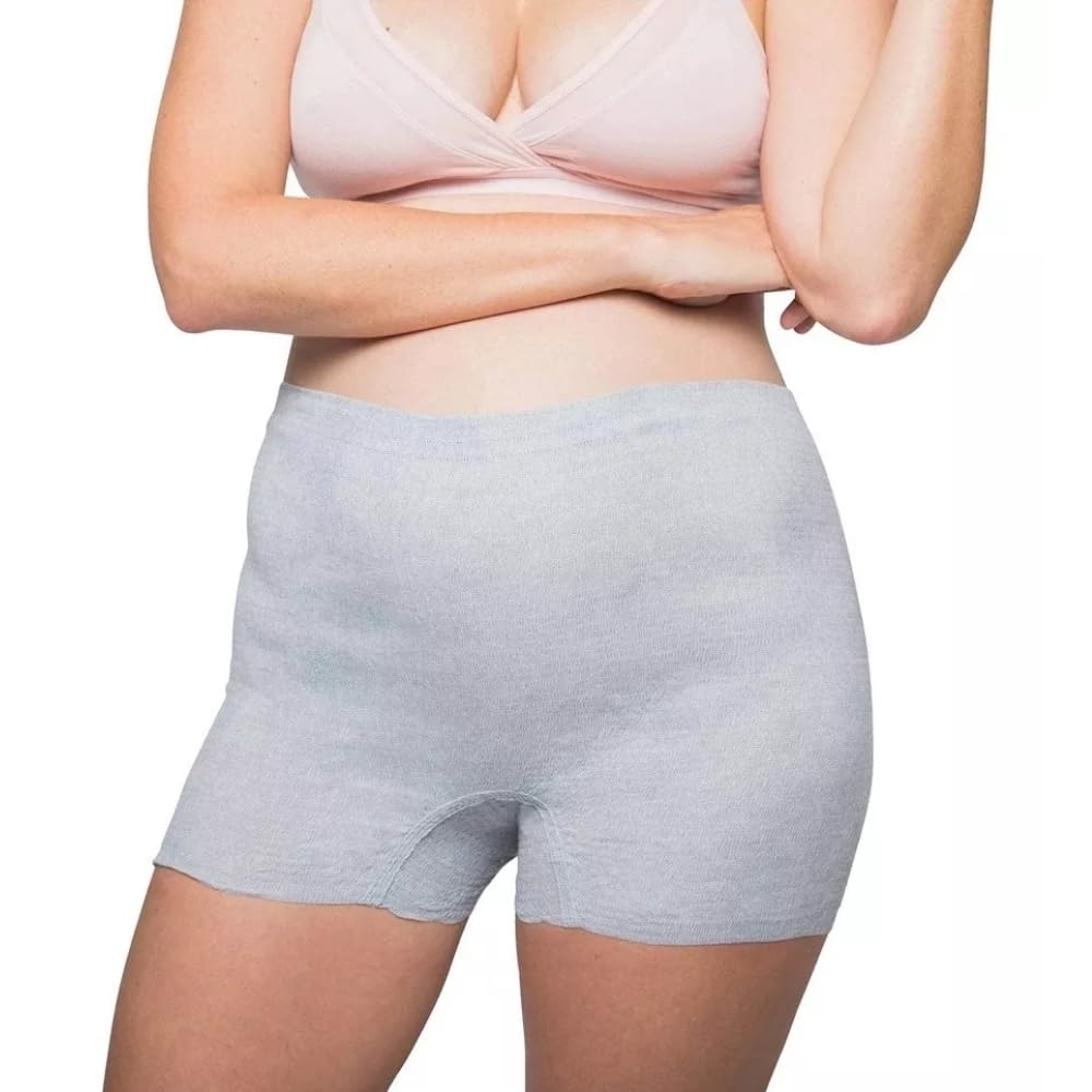8 Count Frida Mom Women's Postpartum Underwear, Disposable Boyshort Underwear,