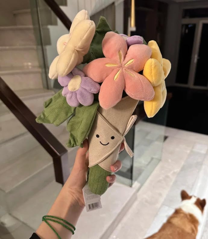 EASELR Bouquet of Flowers Plush Plant Flowers Stuffed Plant Plushie Doll Gifts