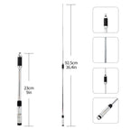 TWAYRDIO RH770 2meter 70cm UHF/VHF BNC Telescopic Antenna Handheld Two Way Radio Extendable Retractable Antenna for Kenwood Uniden Icom Walkie Talkie