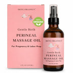 Organic Perineal Massage Oil Spray by Irene Organics for Pregnancy and