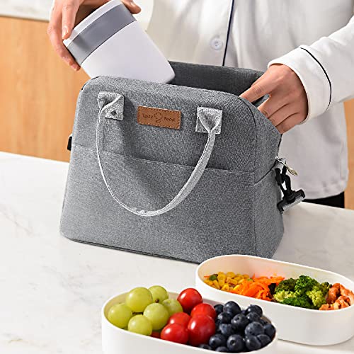 Insulated Lunch Bag Large Leakproof Reusable Cooler Box for Office Travel Unisex