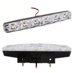 Eaglerich 2pcs High Power Day Light Fish Fork LED Daytime Running Light Lamp Car