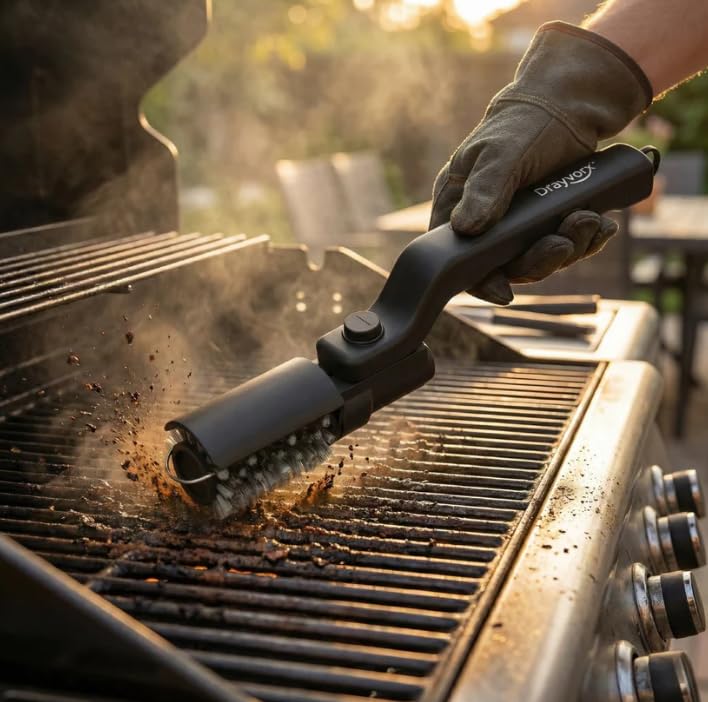 SWZEC Nexxsense Drayvorrx Electric Grill Cleaner (Black)