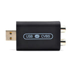 Itvexeme USB to CVBS Video Adapter for Car Radio, Video Output Support
