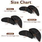 Dr.Foot Shoe Inserts for Loose Footwear, Toe Cushion for Too Big Shoes, Make
