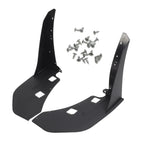 1 Pair of Car Front Bumper Side Corner Spoiler Winglet Splitter Black Prevent