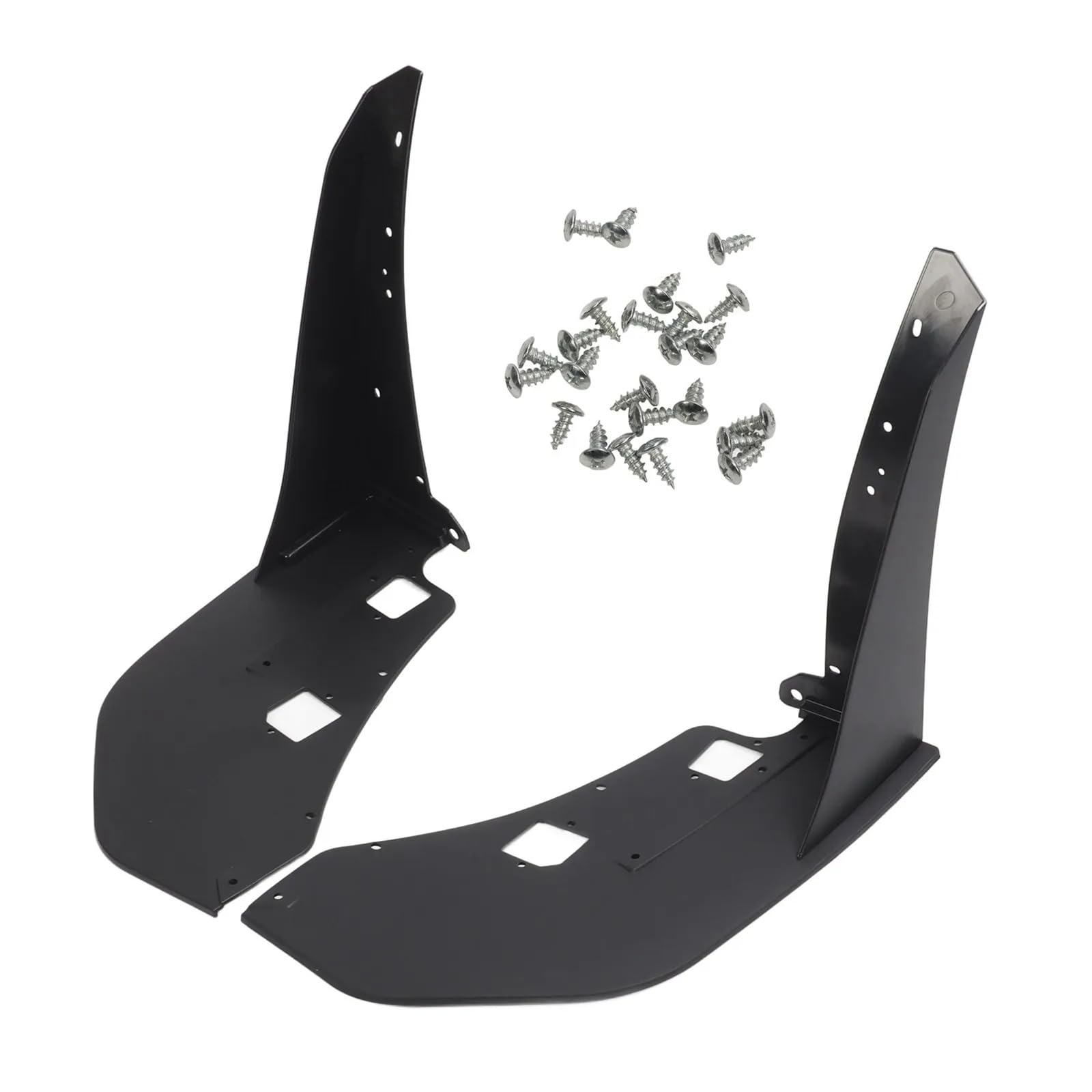 1 Pair of Car Front Bumper Side Corner Spoiler Winglet Splitter Black Prevent