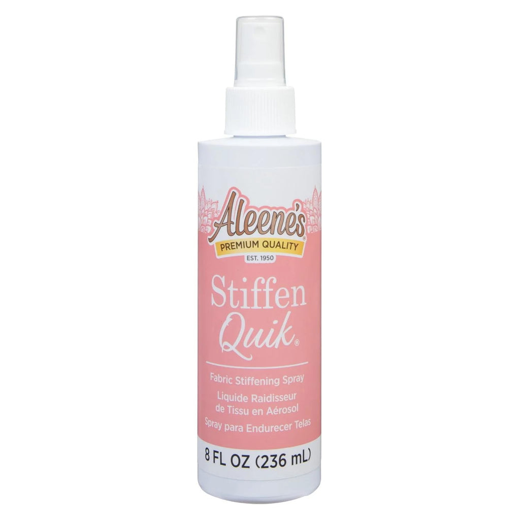 Aleene's 15581 Stiffen-Quick Fabric Stiffening Spray 8oz,Original Version,