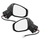 Outside Rearview Mirror for Toyota for RAV4 for RAV 4 2019 2020 2021 2022 Car Turn Signal Light Lamp Mirror Cover Heated Glass Electric Side Rearview Mirror Complete Wing Mirrors Cars(1 Pair)