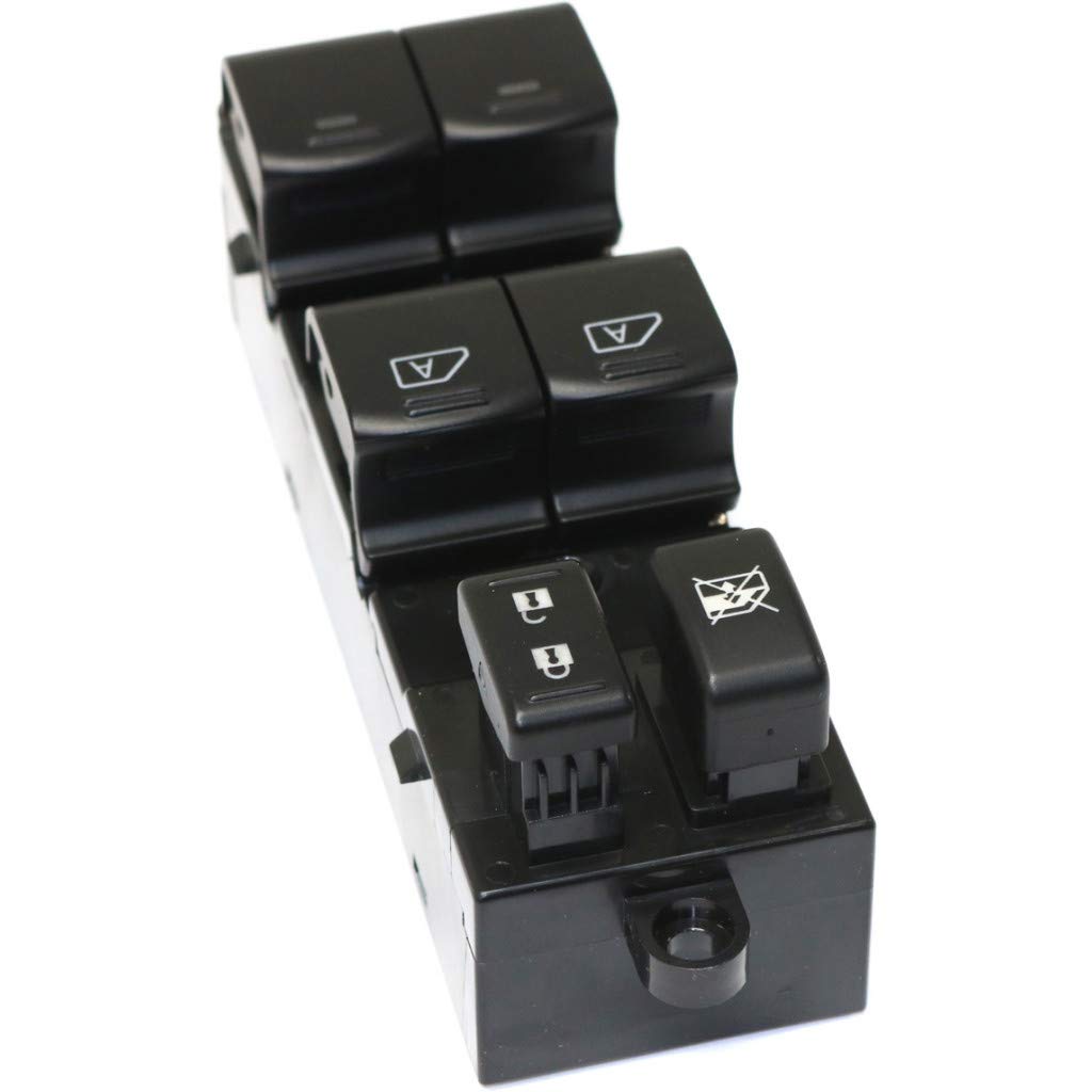 for Nissan Titan Window Switch 2004-2015 Driver Side | Front | Black