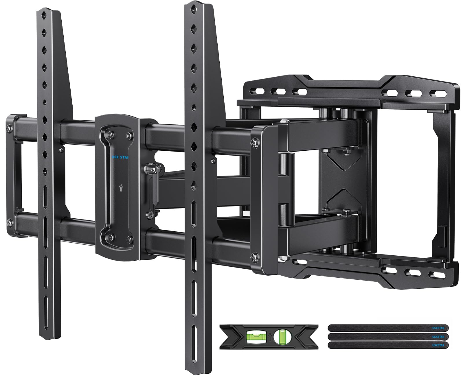 USX STAR Full Motion TV Wall Mount 37–90" UL Listed VESA 600x400 132lbs Swivel