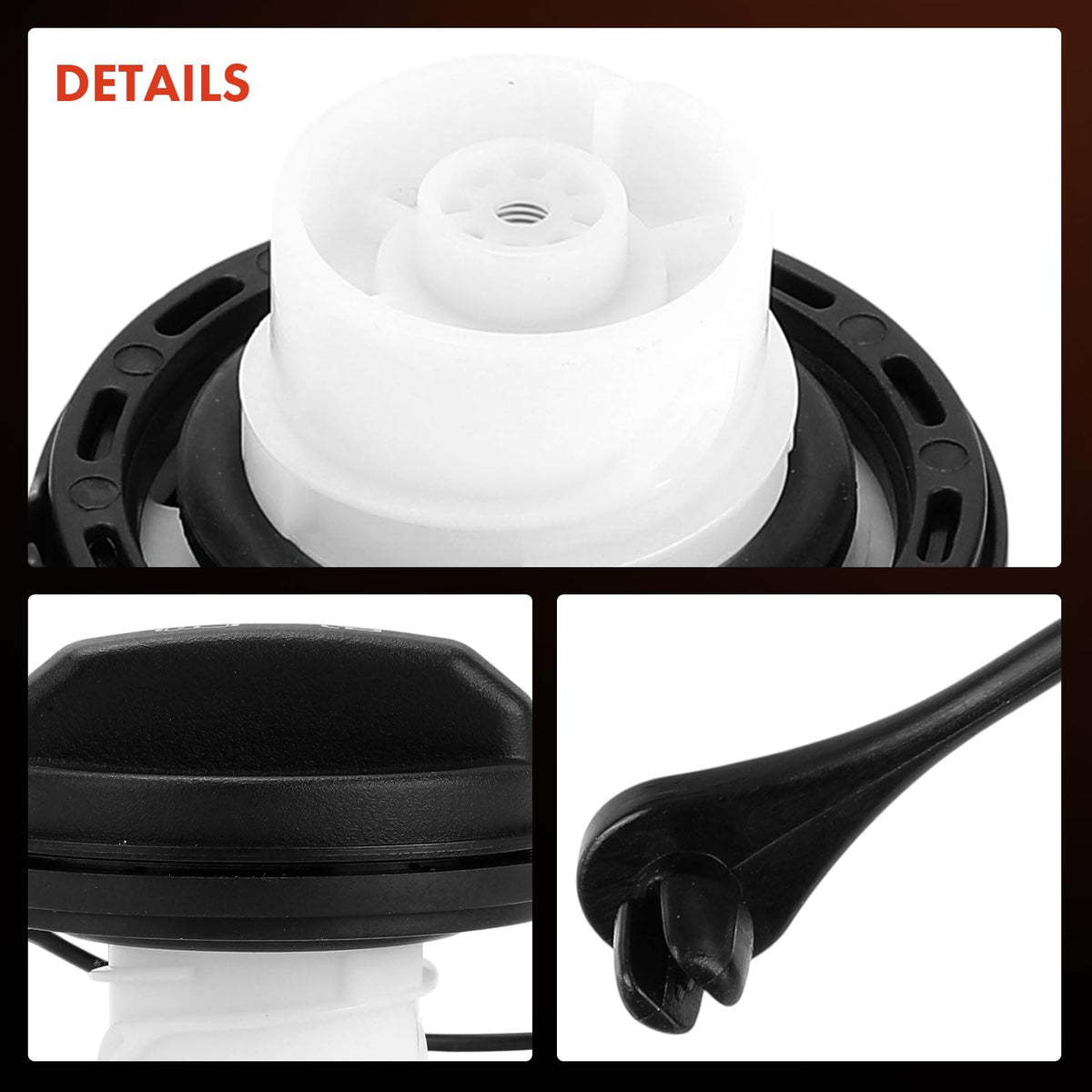A-Premium Fuel Tank Filler Cap Compatible with Hyundai, Kia, Genesis
