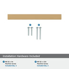 5 Pack Amerock | Cabinet Pull | Champagne Bronze | 3-3/4 inch (96 mm)