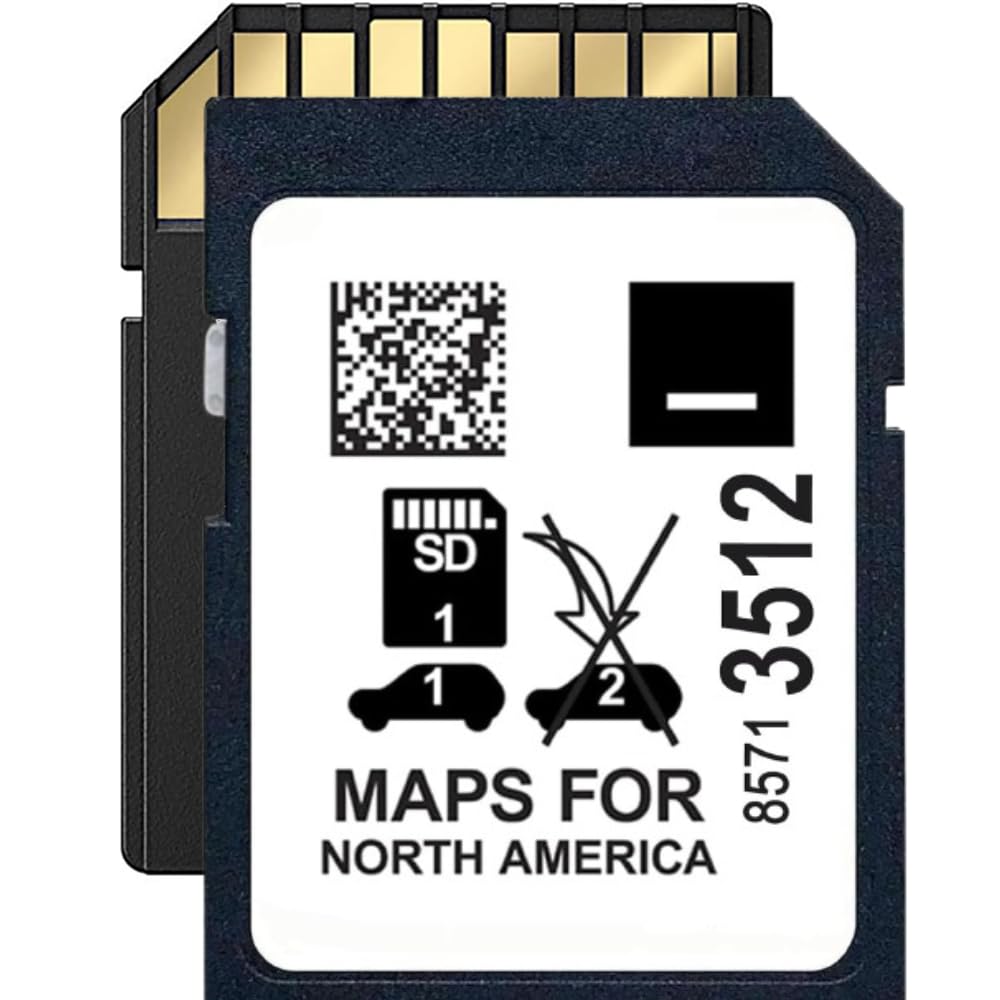 Premium 2026 Navigation SD Card Update, Latest Map for 2019-2023 GM Vehicles with Chevrolet, GMC,Buick, Cadillac, USA/CAN/MEX, Part 8571 3512 (10 Year Warranty)