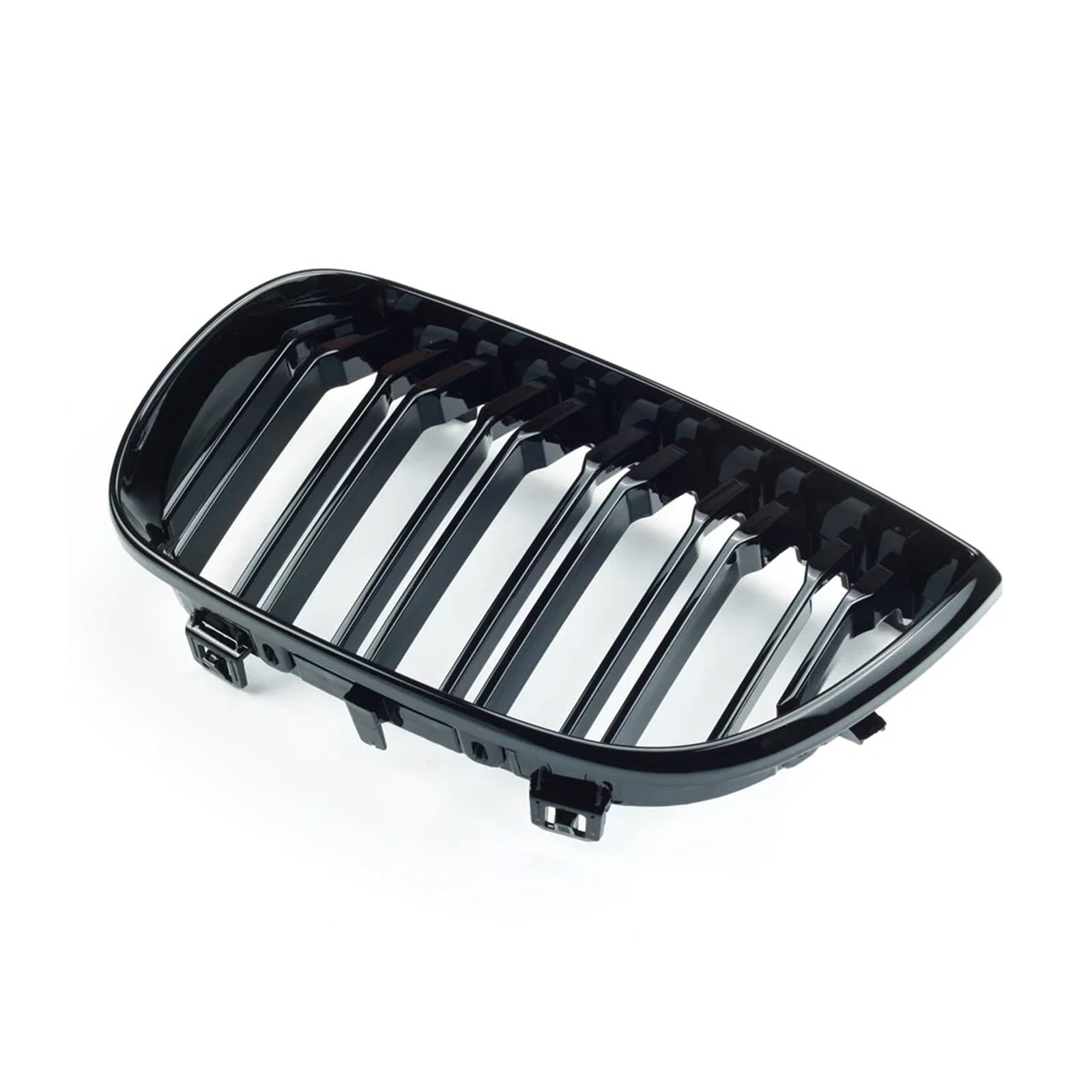 Pair Car Front Kidney Grille Compatible For BMW E81 E87 2004-2007 Pre-facelift Racing Grills Grilles Auto ABS Grill Accessories