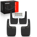 A-Premium Mud Flaps Compatible with Ford Ranger 2024 2025 Crew Cab Pickup