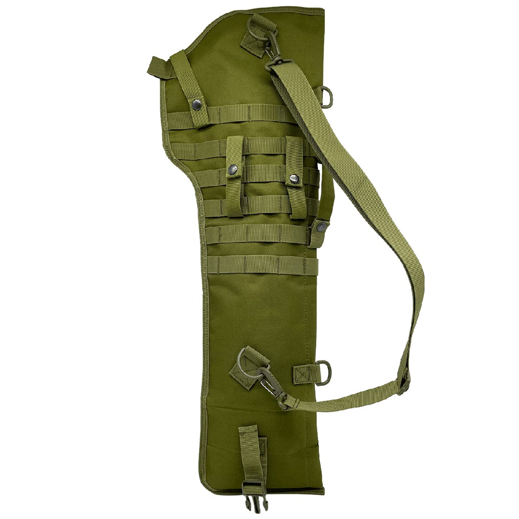 Silfrae Tactical Shotgun Rifle Scabbard Bag Shoulder Bag (DarkGreen1)