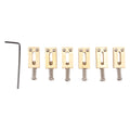 6pc Durable Brass Saddle Tremolo Bridge Electric Guitar Replacement