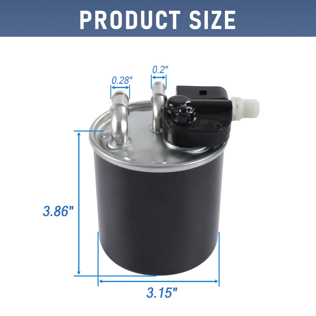 RADHLBNIU WK 820/15 Fuel Filter Replacement For Mercedes Benz E350 GL350 ML350 R350 S350 & Sprinter 2500 3500 3.0L V6 Diesel 2010-2021, Replace WK 820/6, 642 090 63 52