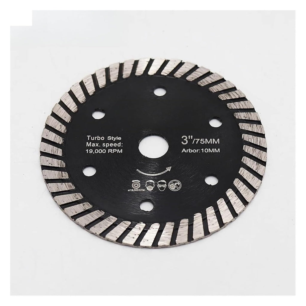 2 Pack 3"/Dia75mm Diamond Saw Blade Tile Steel Concrete Cutter Mini Grinder